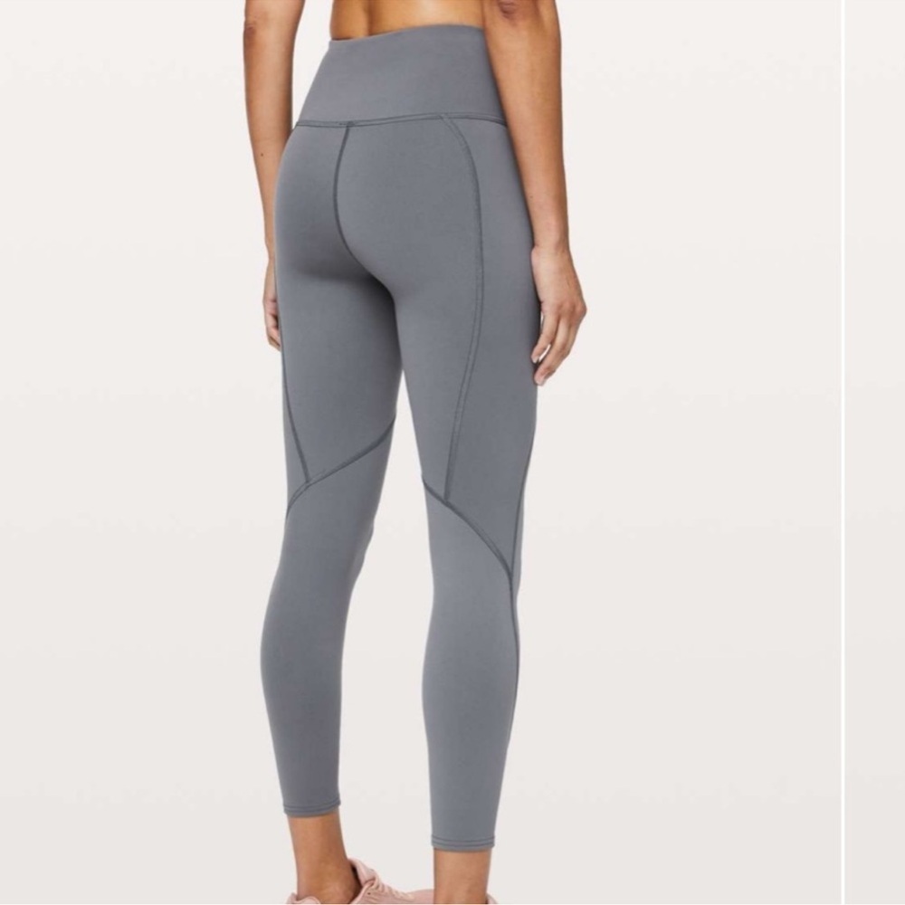 Lululemon To The Beat Tight *24" Titanium Grey 4